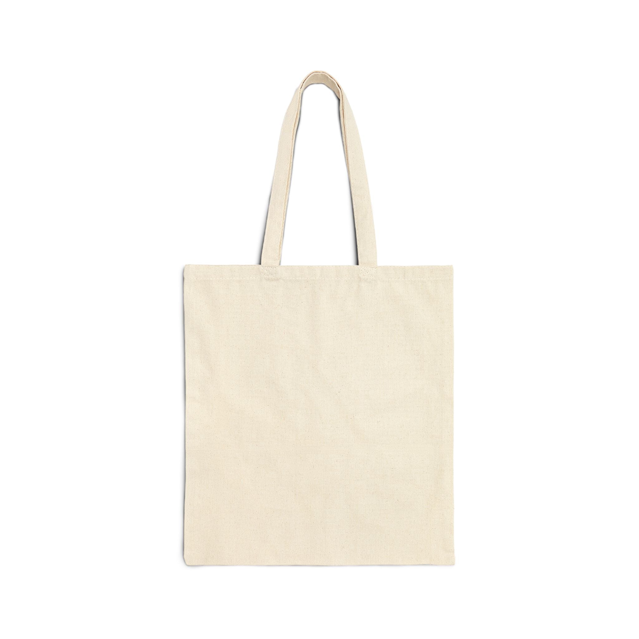 Curvy Wife Club Canvas Tote Bag – Feminine Floral Reusable Shopping Bag