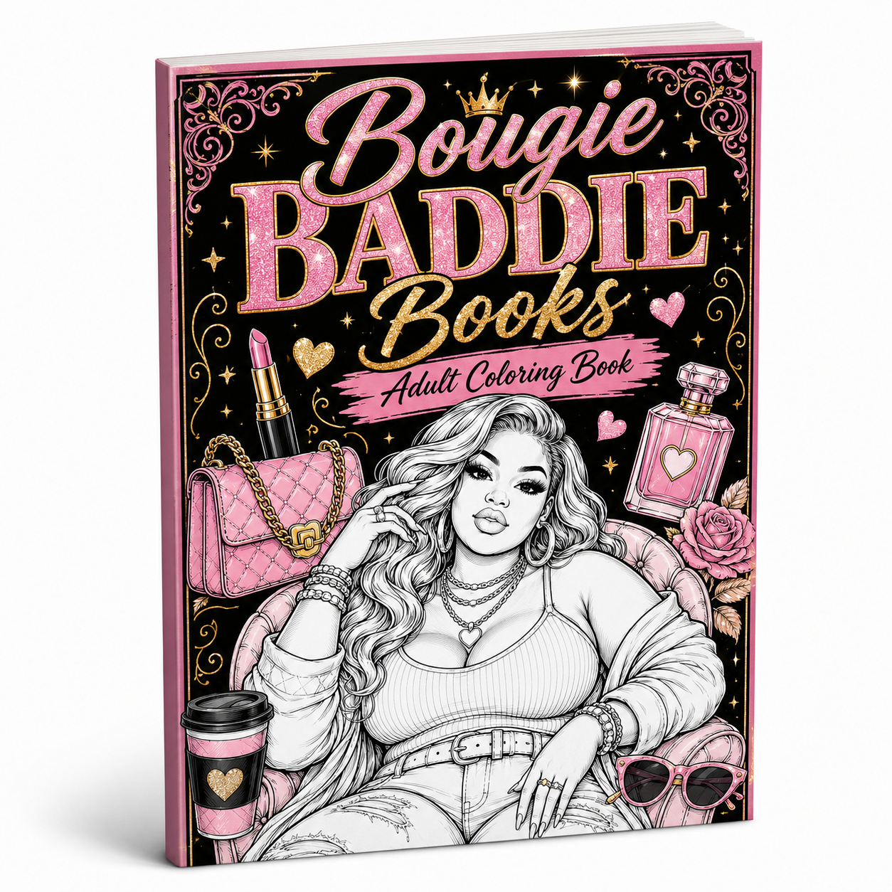 Bougie Baddie Books: Adult Coloring Book