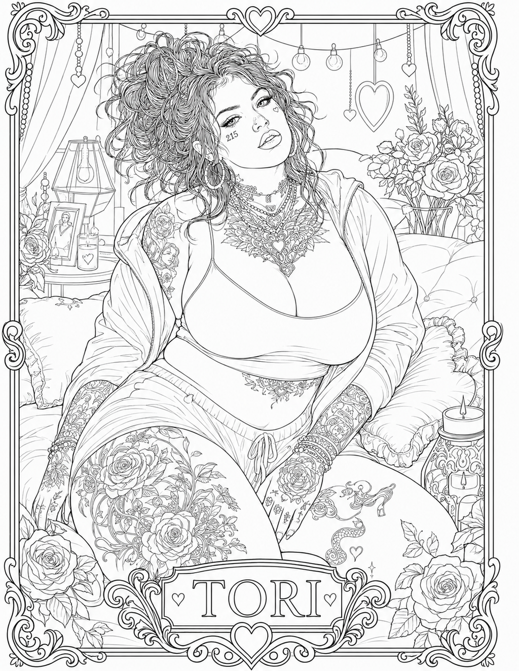 Bougie Baddie Books: Adult Coloring Book