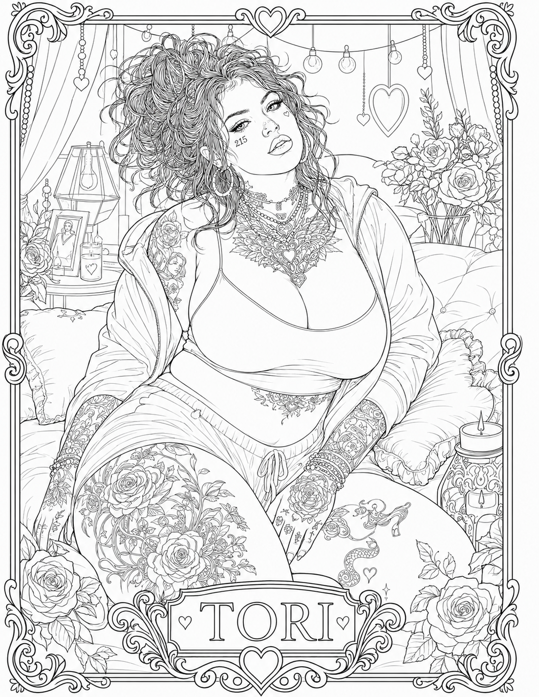 Bougie Baddie Books: Adult Coloring Book