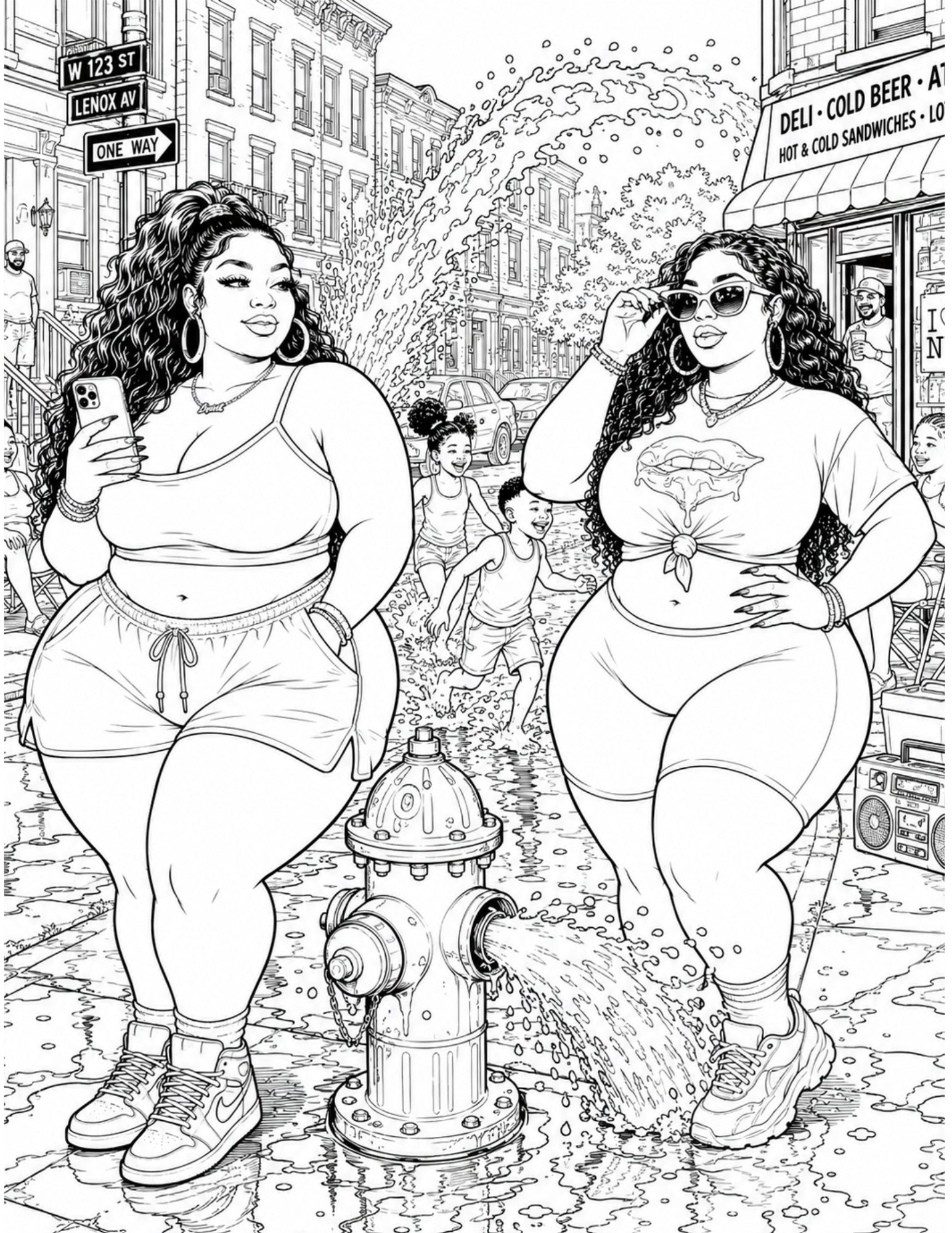 SSBBW VIBES Coloring book